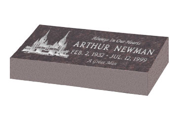 24~x12~x4~ Headstone