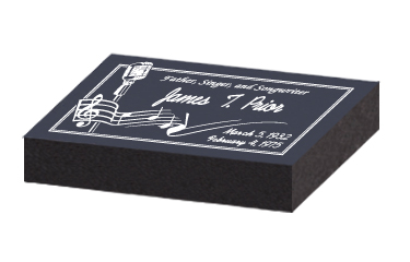 28~x16~x3~ Headstone
