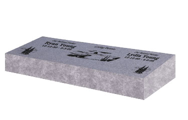36~x14~x4~ Headstone