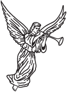 Clipart Image For Gravemarker Monument angel 23