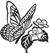Clipart Image For Gravemarker Monument insect 05