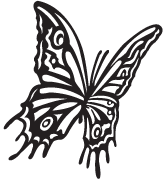 Clipart Image For Gravemarker Monument insect 08