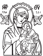 Clipart Image For Gravemarker Monument mary 12